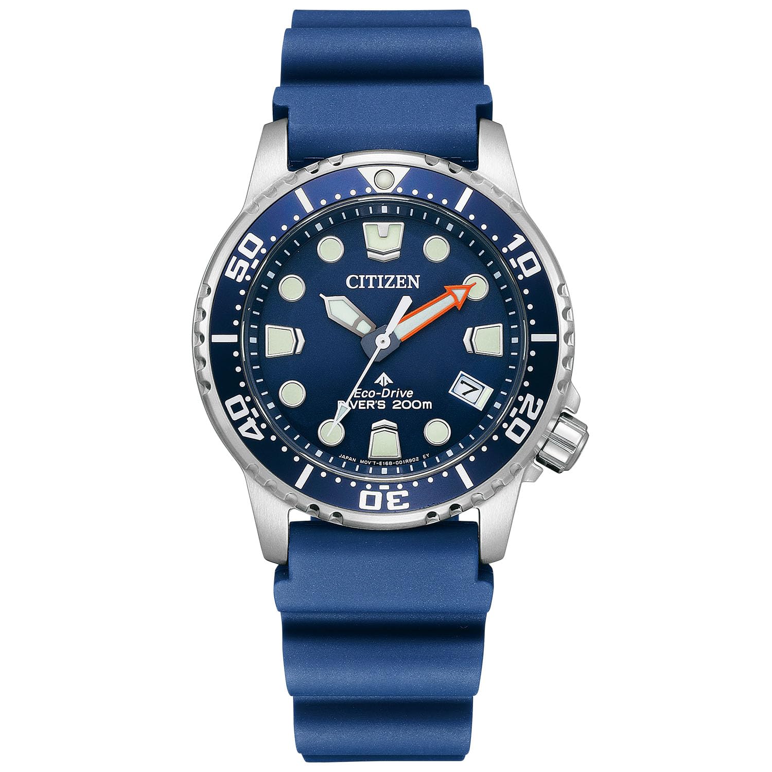 

Promaster Light Powered Diver 200m Waterproof Navy Blue Luminous Boys Size Blue [Citizen] Eco-Drive Men s EO2021-05L