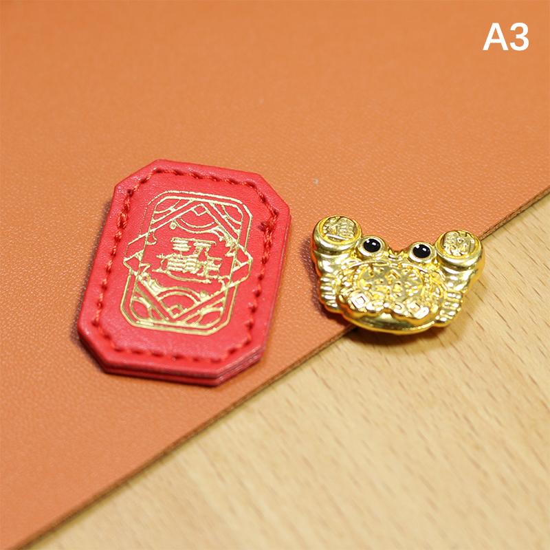 Fengshui Lucky Crab Wallet Charm Money-Biting Crab Ornaments Decor With "Daily Wealth" For Longevity Financial Stability