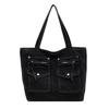 Large Capacity Denim Bag Women's Tote Bag Vintage Shoulder Crossbody Bag