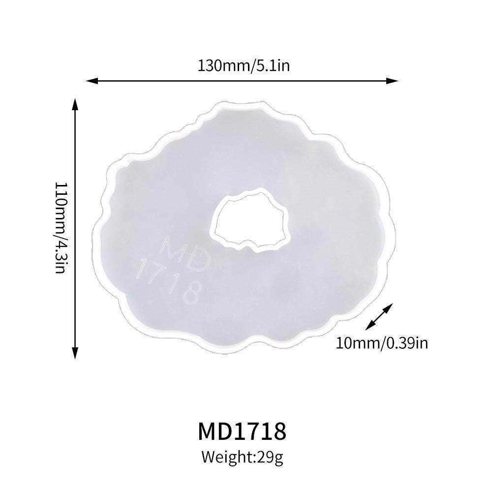 Cloud Wave Silicone Resin Coaster Mold