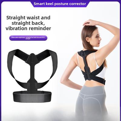 Smart LCD Keel Sitting Orthotics Anti-hunchback Adult Children Back Correction Vibration Induction Posture Strap