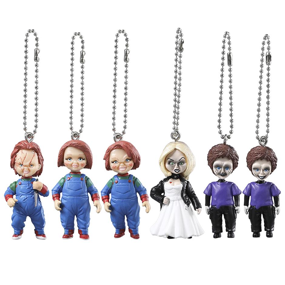 

6pcs/set Chucky Returns Pendant Gashapon Capsule Figure Toys