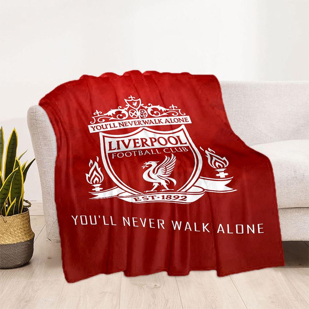 Never Walk Alone: Liverpool Fc Pride Blanket Durable Comfort Great for Office Bedding Bed for All Occasions Digital Print