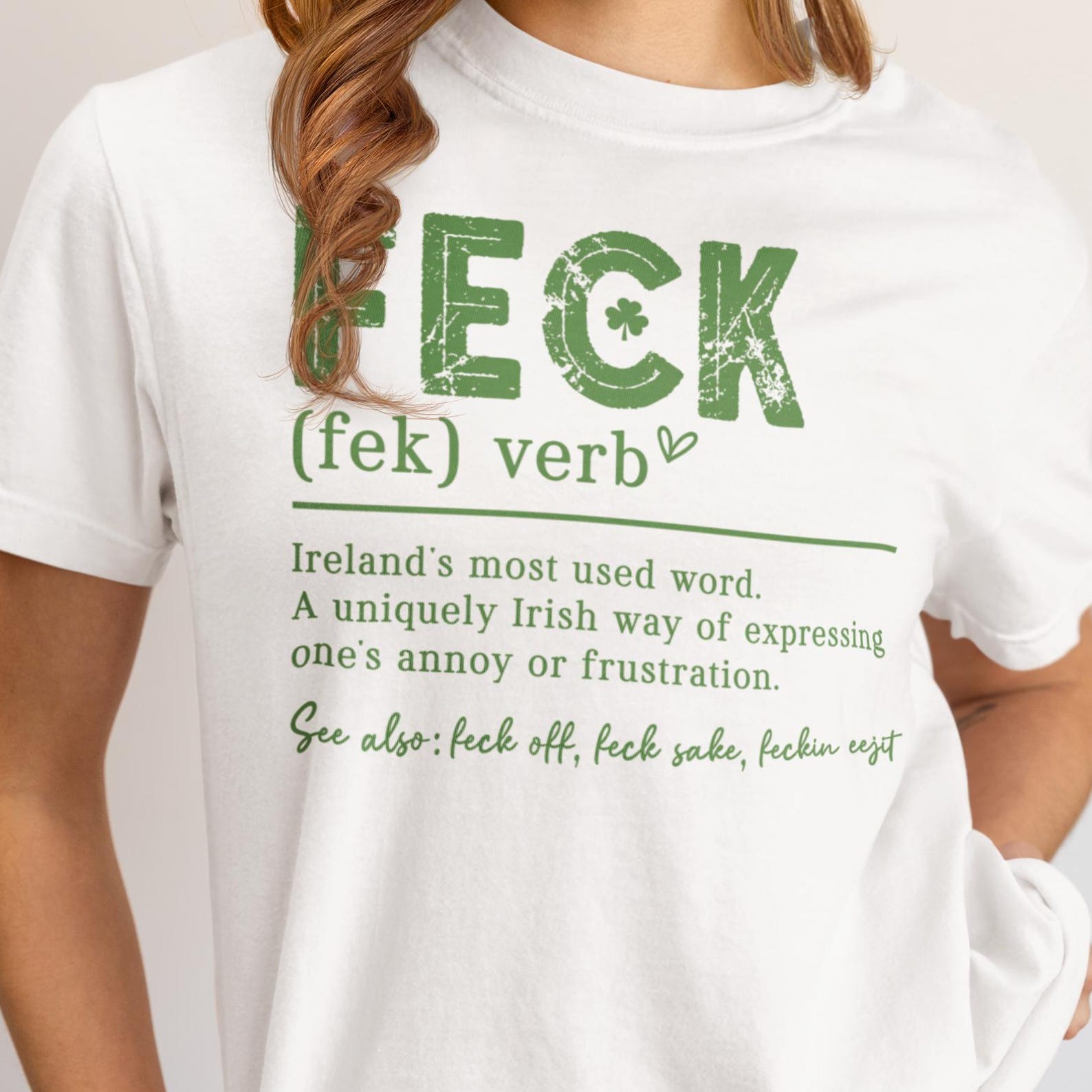 Feck definition Tee - Parody Dictionary T-Shirt | Cotton T-Shirt L