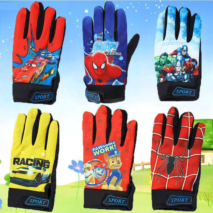 Kids Summer Half-Finger Gloves, Thin Anti-Slip UV Protection Breathable Cycling Sports Children Gloves