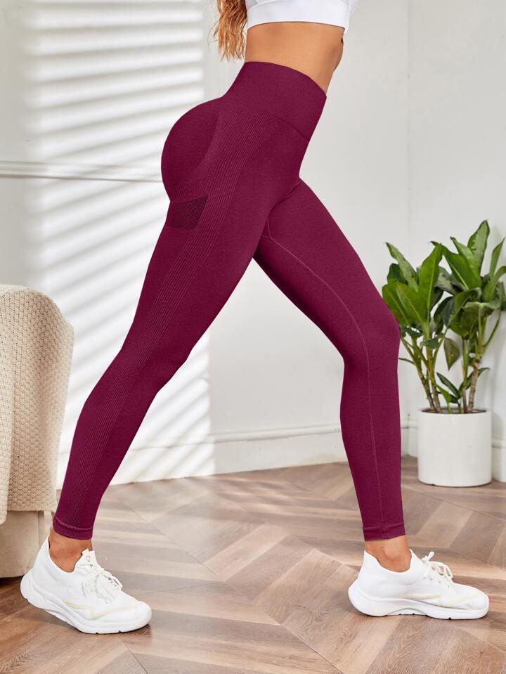 Peach Lift Yogahose mit hoher Taille für Damen – schnelltrocknend, nahtlos, enge Passform