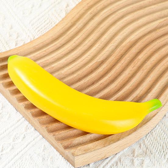 Banana Squeeze Toy Soft Stress Relief Toy for Kids Adults Stretchable Banana Fidget Toy for Concentration And Relaxation at Work School