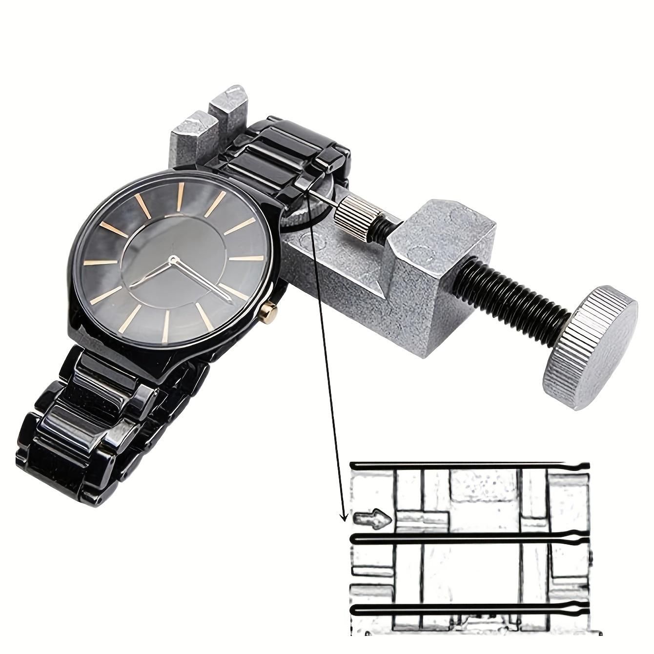 

1 шт. Мини-инструмент для ремонта часов, Регулятор часов, Пластиковый часовой механизм, Регулятор ремешка часов, Изменение длины серебряный