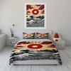 "Fiery waves of serenity" Bedding sets Duvet covers Pillowcases(1* Duvet Cover 2* Pillowcases without duvet insert)
