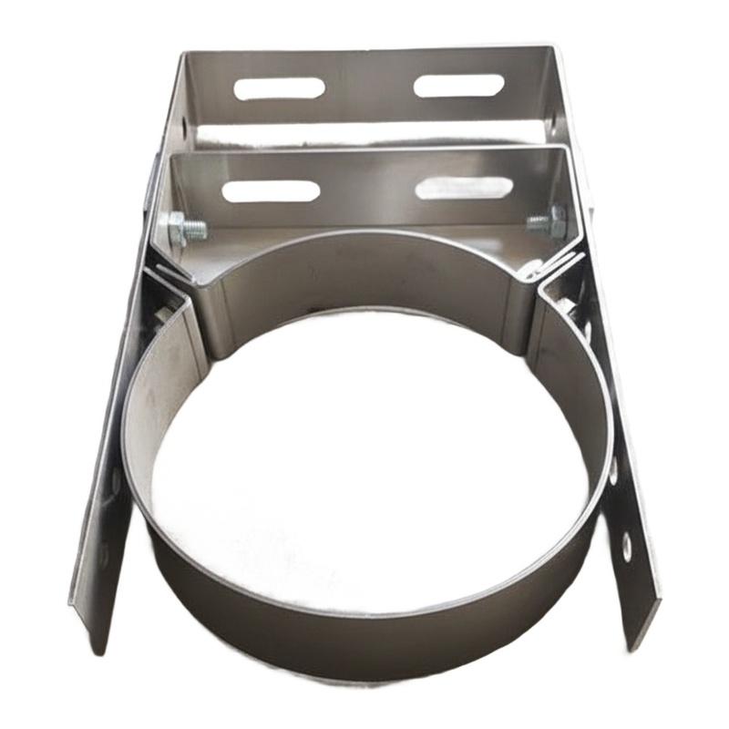 Stainless Steel Chimney Holder Bbq Accessory 150 Short 150mm Diameter, 1.8mm Thickness Chimney Pipe Holder Solid Construction