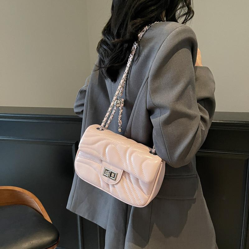Summer chain bag women's 2025 new high-end fashion versatile messenger small square bag