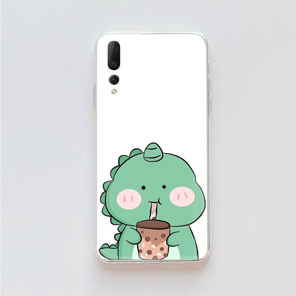 

Чехол TPU с изображением маленького динозавра для iPhone XR 7 8 14 15 11 12 13 X XS Pro Max Xiaomi Redmi 13C Note 9 Samsung A22 S23 S24 Ultra Plus VIVO iPhone 12 Mini кожа буйвола