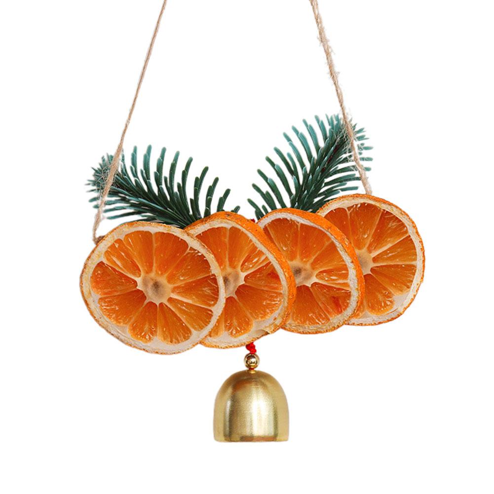 

Festive Lemon Bells Car Hanging Christmas Tree Decorations Pendants For Christmas For Holiday S Y9G2 A-1pcs