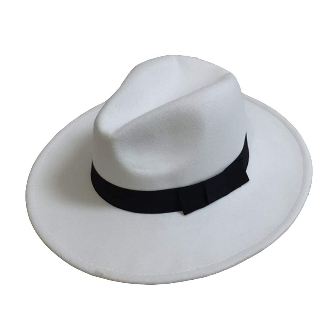 cnstone Cosplay Wig Michael Jackson Hat Costume Halloween (White Hat)