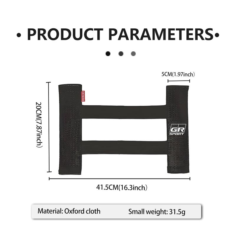 For Toyota Car Trunk Elastic Storage Belt Tools Fixed Tapes Seat Back Fixing Bag GRsport Yaris Corolla Rav4 GR Auris Cruiser