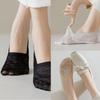 No Show Socks Women for Flats Invisible Hiddens Socks Lace Low Cut Liner Socks with Antis Slip Strips Cotton Bottom Socks