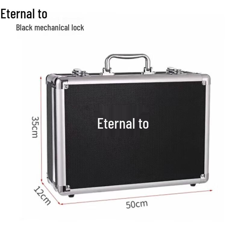 Yongzhi 18.5-inch Black Aluminum Tool & Equipment Case