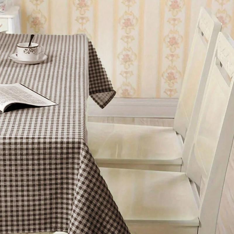 Karierte Tischdecke Küche, Hochzeit, Feiertags-Tischdekoration Tischdecke, Outdoor-Picknick-Tischdecke