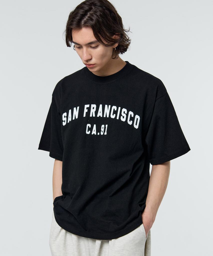 PAPERBOY San Francisco 91 Short Sleeve T-Shirt - Black