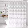 1PC 181x181cm Waterproof Shower Curtain Lightweight Plastic Mildew Resistant Bathroom Curtain for Bathtub Bath Curtain