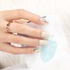 Glitter Powder Nail Polish Film Full Nail Art Sticker 20 Finger UV Nail Sticker Waterproof Nail Art Sticker