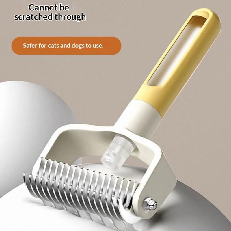 Stainless Steel Pet Spray Comb Self-Cleaning Pet Opening Knots Hair Remove Comb Dogs Cats Grooming Clean Tools Accessories