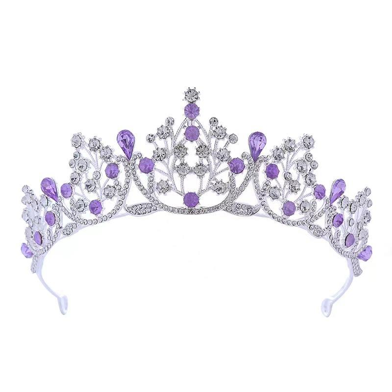 

Свадебная роскошная ретро-корона для волос со стразами, корона, аксессуары для волос в стиле барокко, принцесса, бал, вечеринка, тиара, корона