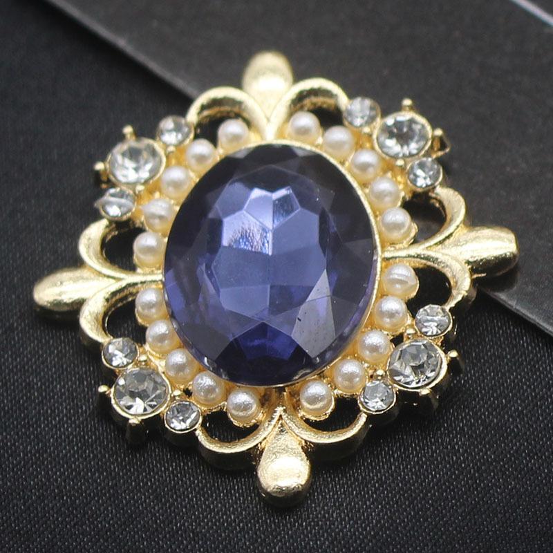 29*32Mm Exquisite Alloy  Buckle Bowknot Hair Accessories Material Accessories Wedding Invitation Decoration