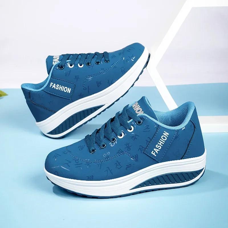Mode Femme  Nouveaut É Women's Tennis Casual Sports Shoes Design, Vulcanized Shoes, Thick Soled Platform Hiking Shoes