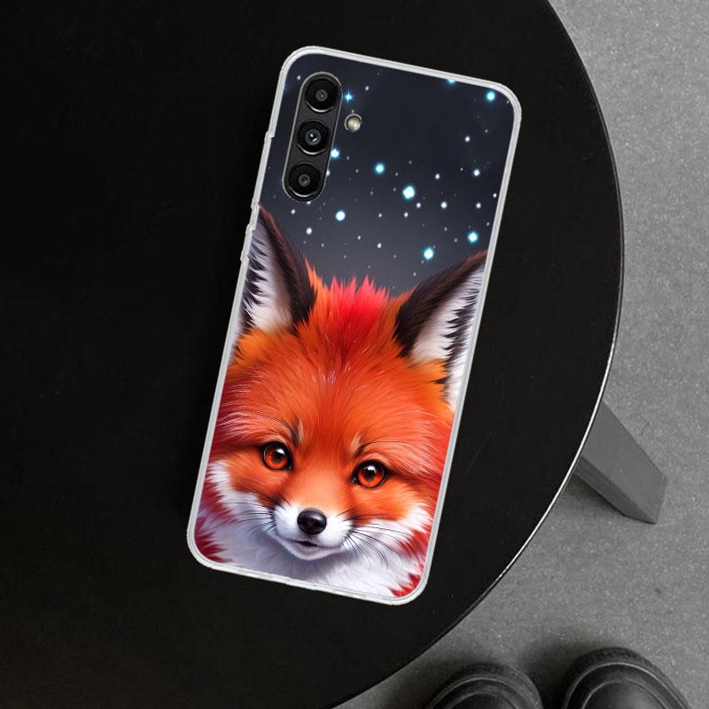 Animal Fox Phone Case Cover for Samsung Galaxy A17 A16 A26 A36 A56 A57 A37 A15 A25 A35 A55 A14 A24 A34 A54 A13 A23 A33 A53 Galax