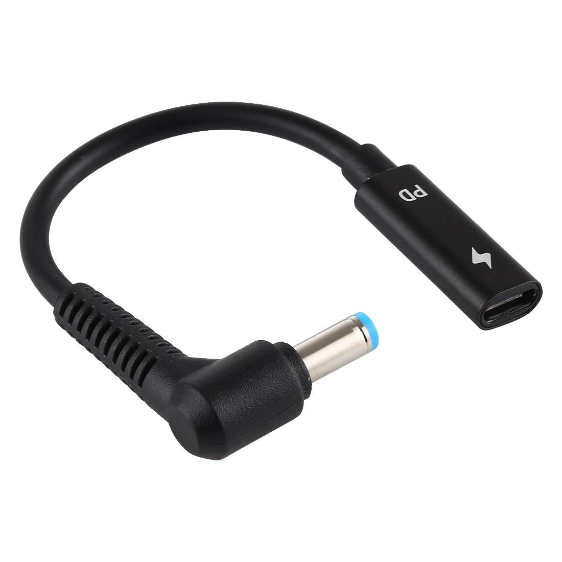 

DP 5.5 x 1.7mm to Type-C Female Power Charger Cable for Laptop As Shown A