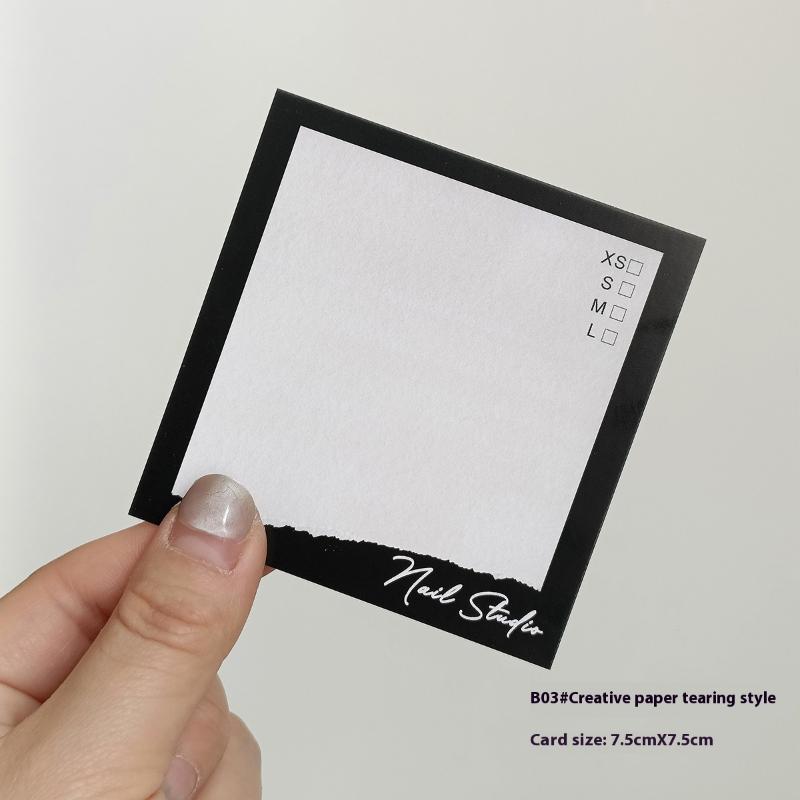 20 Sheets Press On Nail Bottom Butterfly Cardboard Photo Prop Handmade False Nail Art Tips Display Show Card Manicure Tools