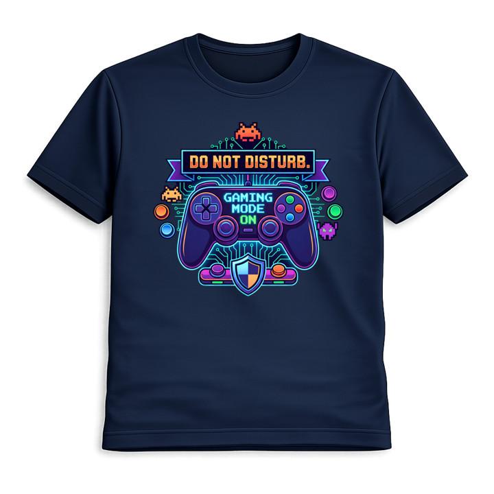 Do Not Disturb Gaming Mode On Controller Graphic Unisex T-Shirt Gamer Tee S