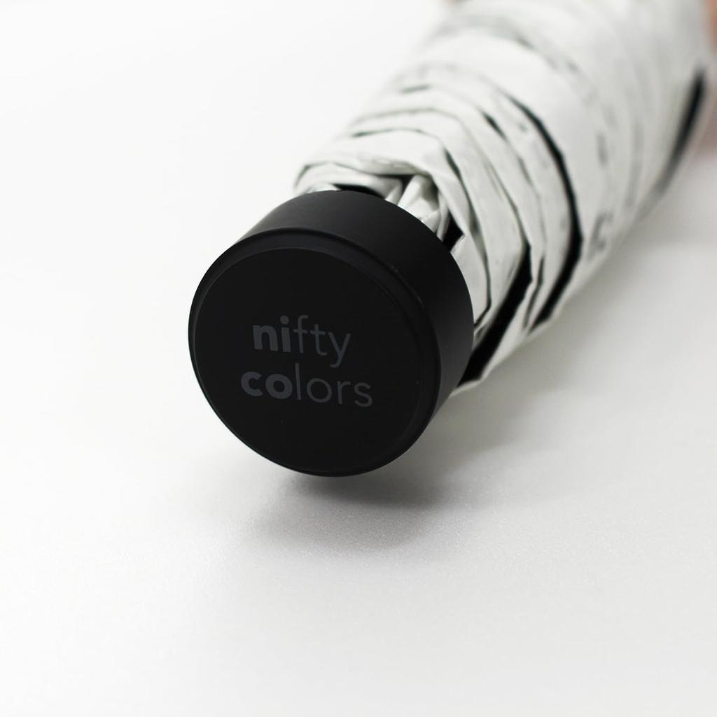 Nifty Colors Folding Solani Bicolor Mini 5196BK Umbrella, Light-Blocking 60,