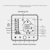 Smart WiFi Thermostat for Electric Floor Heating Systems with Touch Panel 5+2 Programmable Cycles and Dual Sensor Monitoring