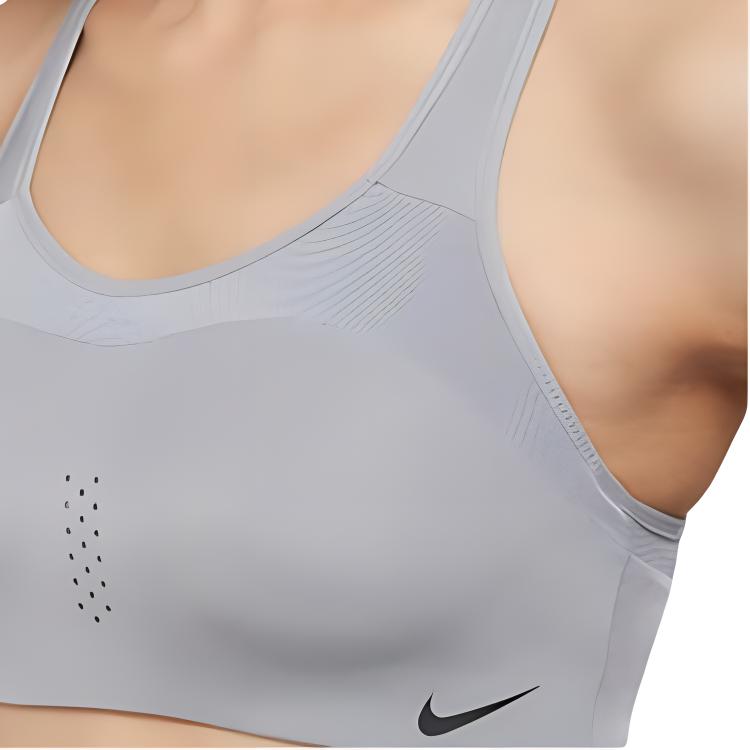 Nike Alpha High-Intensity Support Sports Bra Tank Women Tops Gray AJ0844-073