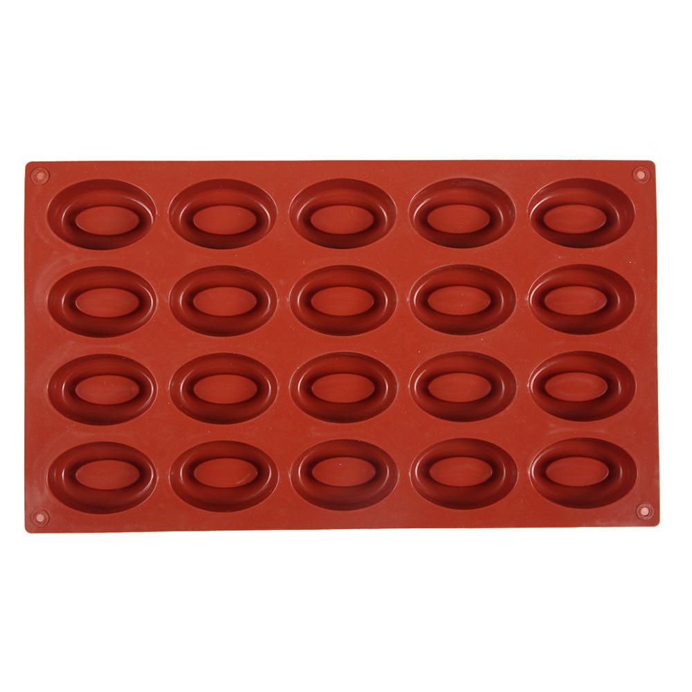 

Форма для шоколада, легко моющаяся, прочная, овальная, из силикагеля, форма для выпечки, простая в использовании, безопасный материал, кухонные принадлежности, инструмент для выпечки кирпич красный