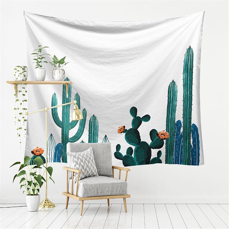 New Forest European-American Landscape TV Background Wall Tapestry - Polyester Decorative Hanging Cloth