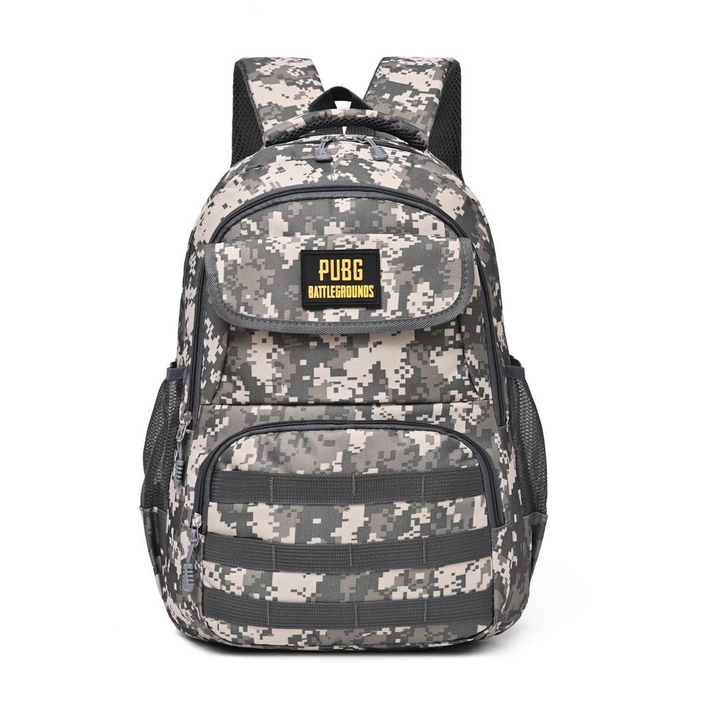 Schoolbag new camouflage backpack large capacity backpack primary and secondary school students schoolbag file bag travel bag computer bag