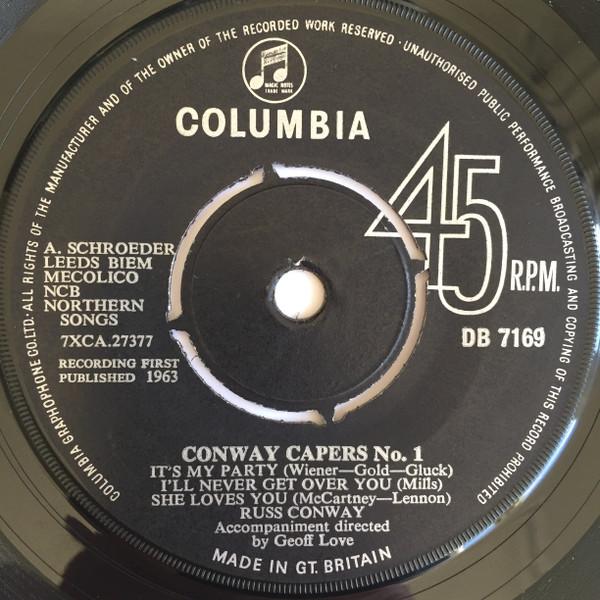 

7inch Record RUSS CONWAY - Conway Capers No.1 DB7169 Columbia 1963 UK Pop Used