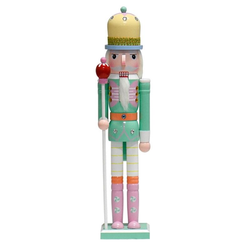 Intricately Carves Wood Soldier Christmas Soldier Festival Christmas  Soldier Decorations Fine Craft