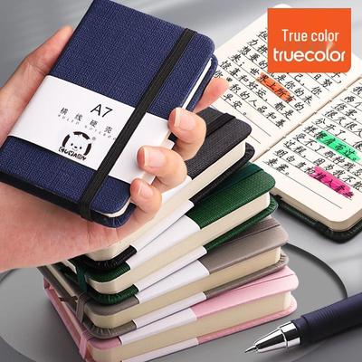 TrueColor A7 Mini-Notizbuch: Tragbares, Taschenformat-Notizbuch für Schüler