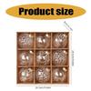 Shimmering Christmas Hanging Ornament Colorful Christmas Sphere Bauble for Indoor  Party Decoration
