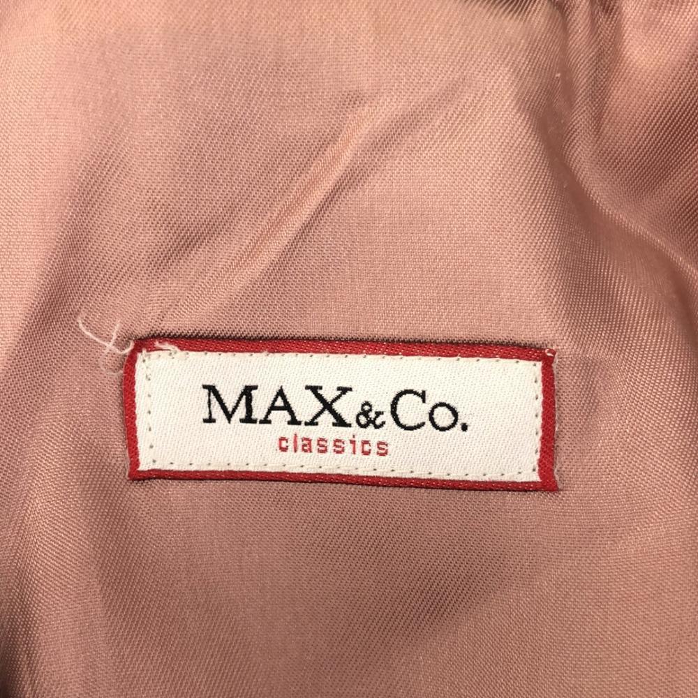 MAX&CO made in Italy coat 42 gray Center vent, lined Women Used