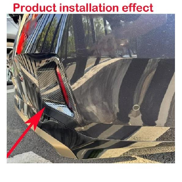 Car rear fog lights Decorative frame For BMW 5 Series 2024-2025