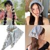 Soft Comfortable Lace Trim Hairband Sheer Hair Scarf Suitable for Female All Age