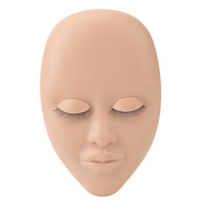 Lash Mannequin Head Reusable Soft Rubber 3D Effects Replaced Eyelids Mannequin Head for Double Lash