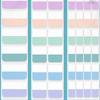 Mini File Tabs Book Markers, Bright Color Page Index Sticker, Writeable Labels Stick Notes Index Tabs Page Markers