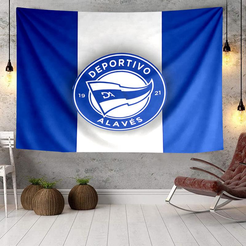 1PC Deportivo Alaves Crest Tapestry Hanging for Bedroom,Livingroom, Playroom,Decor Art Room Wall Tapestry Holiday and Birthday Gifts