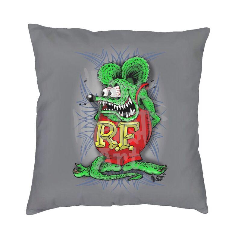

Rat Fink Animation Anime Cartoon Square Pillow Case Decoration Cushions Throw Pillow for Living Room Doublesided Printing 30x30cm 12x12in